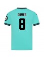 Wolves Joao Gomes #8 Replika Borta Kläder 2025-26 Kortärmad